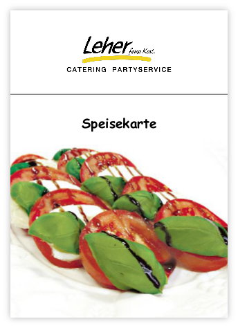 Leher Partyservice Catering Speisekarte